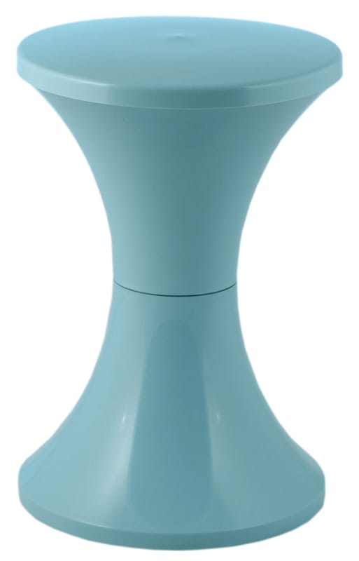 Furniture - Stools - Tam Tam Pop Stool plastic material blue - Stamp Edition - Azur - Polypropylène opaque