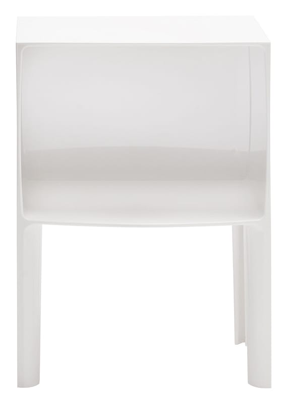 Furniture - Bedside & End tables - Small Ghost Buster Bedside table plastic material white - Kartell - White - PMMA