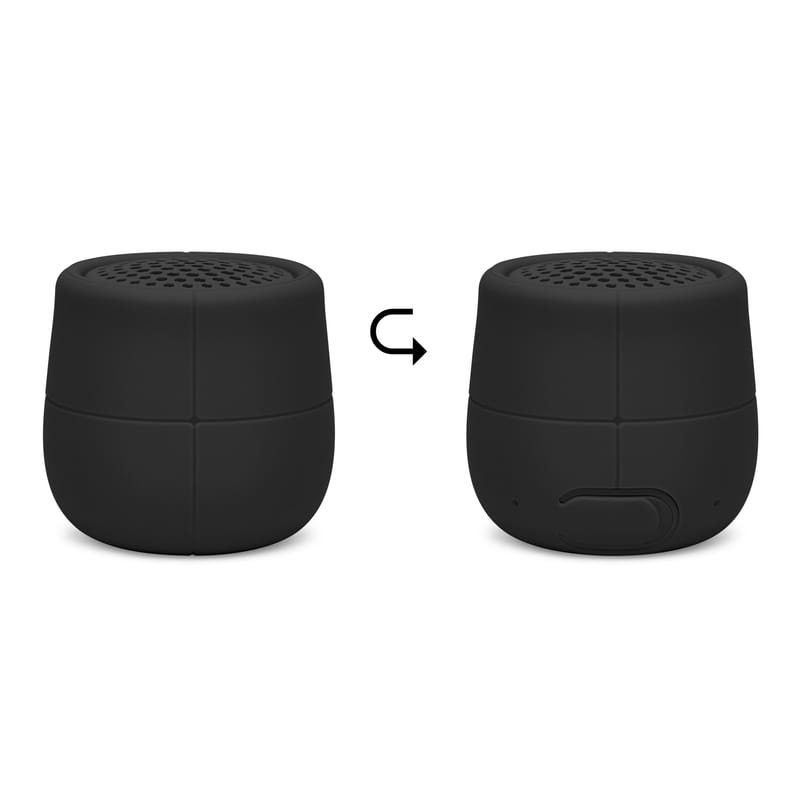 Mini enceinte Bluetooth kit main libre waterproof noir