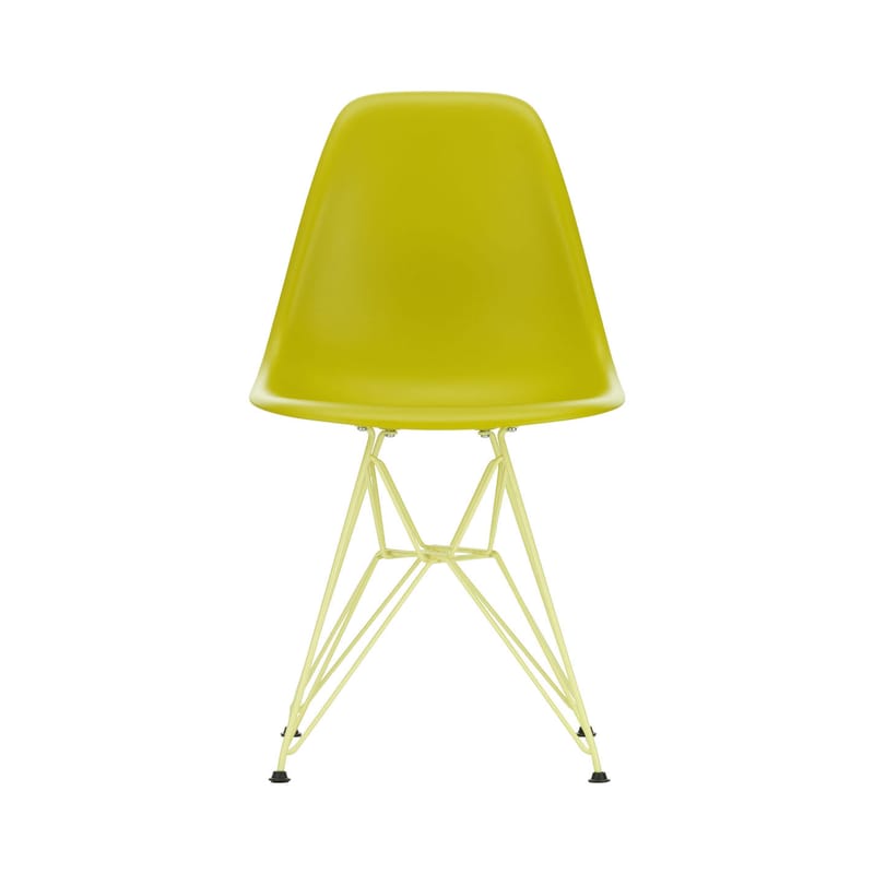 Vitra RE DSR Colours Eames Plastic Side Chair Chair mustard yellow lemon yellow Made In