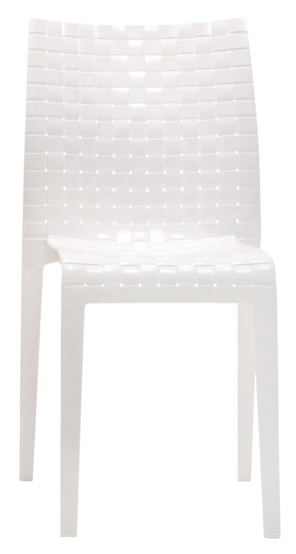 Mobilier - Chaises, fauteuils de salle à manger - Chaise empilable Ami Ami /  Tokujin Yoshioka, 2009 - Kartell - Blanc brillant - Polycarbonate