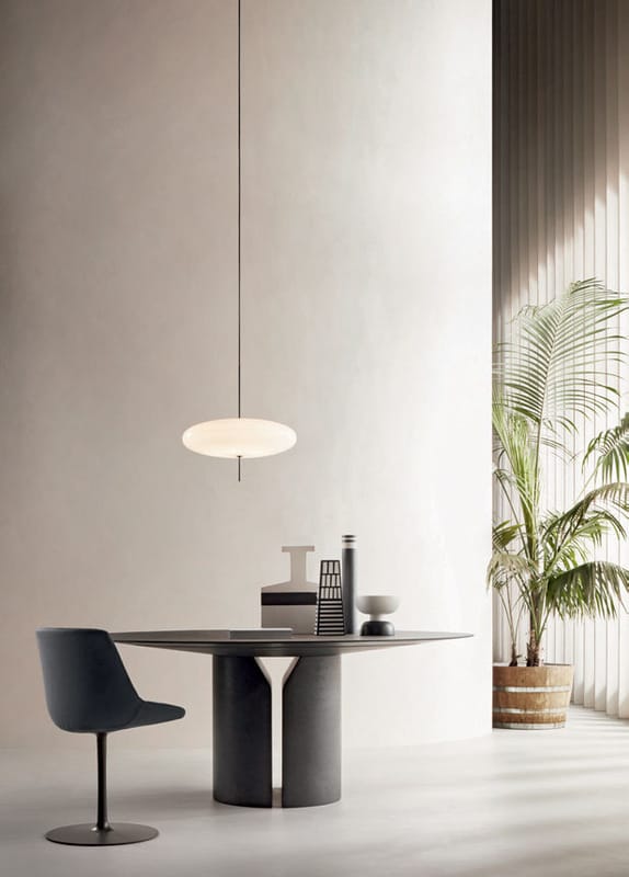 Runder Tisch NVL von MDF Italia - schwarz | Made In Design