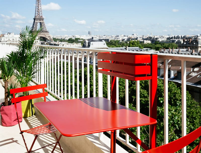 Des tables de balcon pratiques et design pour un mini-extérieur - Elle  Décoration