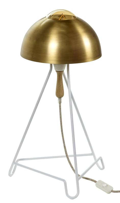 Lampada da tavolo Studio Simple di Serax - bianco oro metallo