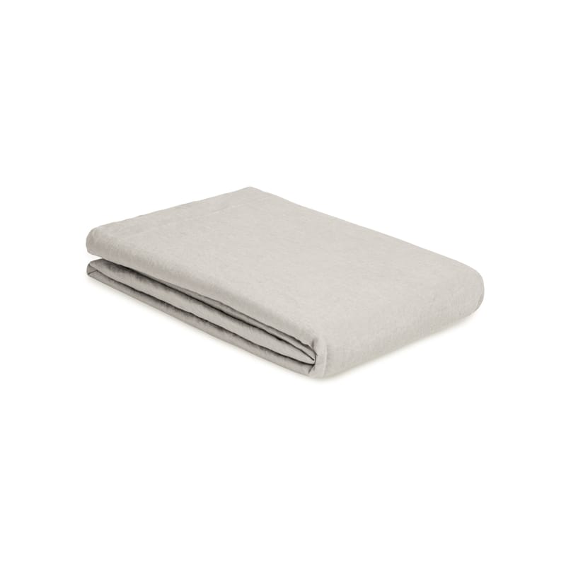 Decoration - Bedding & Bath Towels -  Flat sheet 240 x 310 cm textile beige / 240 x 310 cm - Washed linen - Au Printemps Paris - Beige - washed linen
