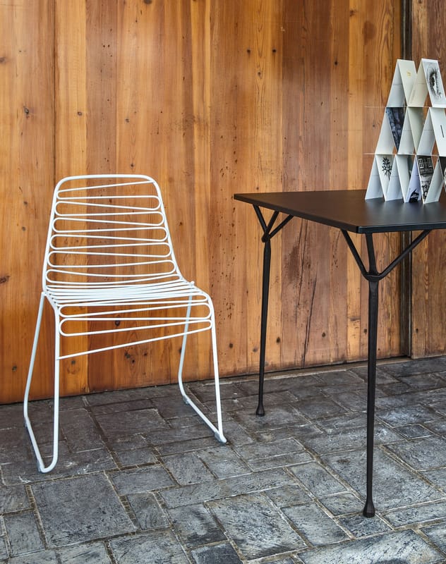 Officina schwarz Tisch Made von In - rechteckiger Magis Design | Outdoor