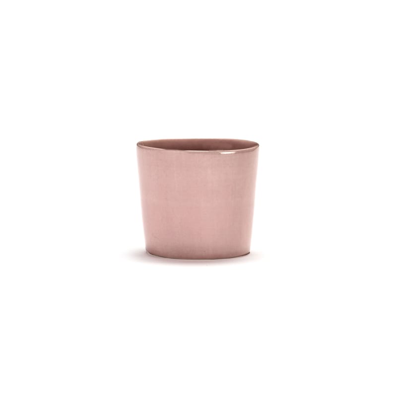 Tableware - Coffee Mugs & Tea Cups - Feast Espresso cup ceramic pink / 15 cl - Serax - Plain / Pink - Enamelled sandstone