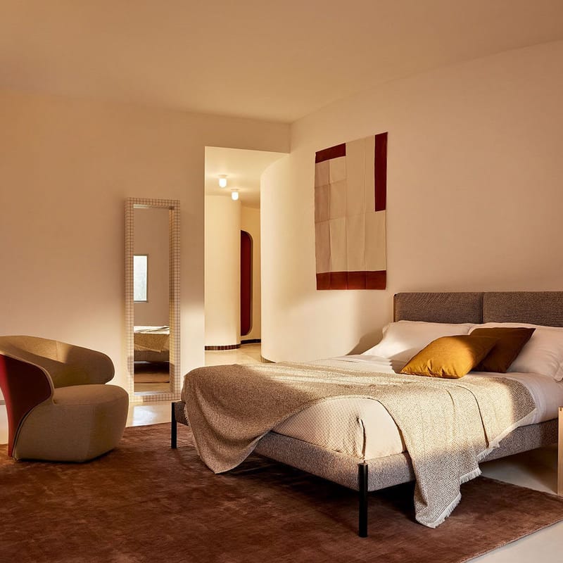Bedside table online wall mirror
