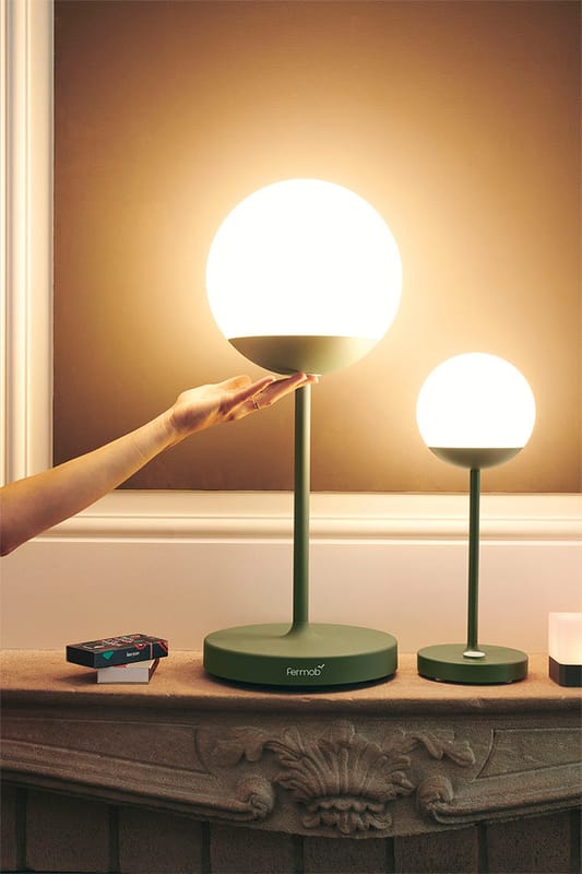 Lampe extérieur sans fil rechargeable Mooon! LED Fermob - noir