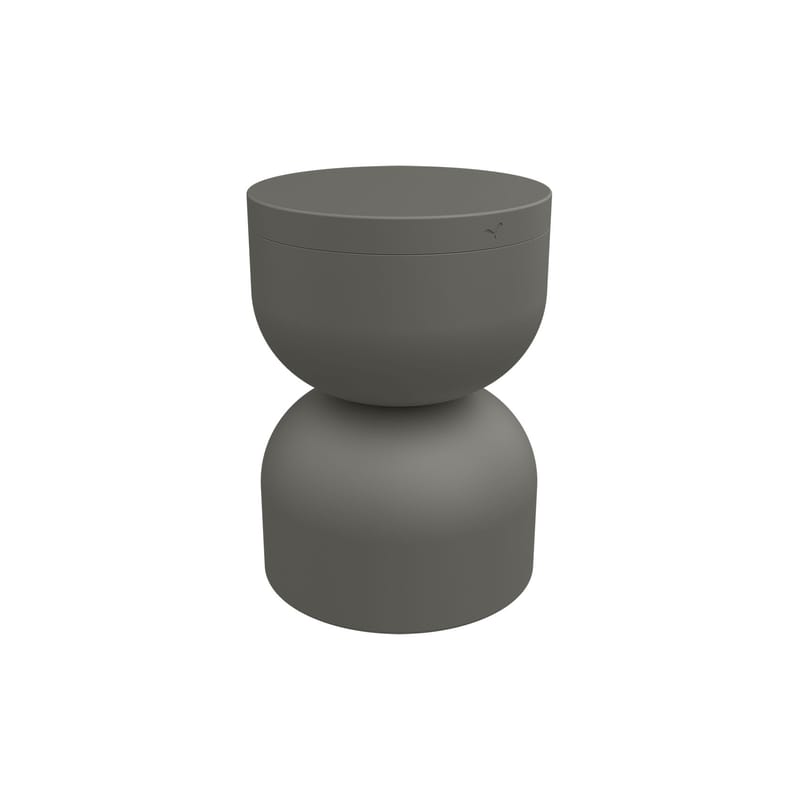Furniture - Coffee Tables - Piapolo Stool metal green / Storage box - Fermob - Rosemary - Aluminium