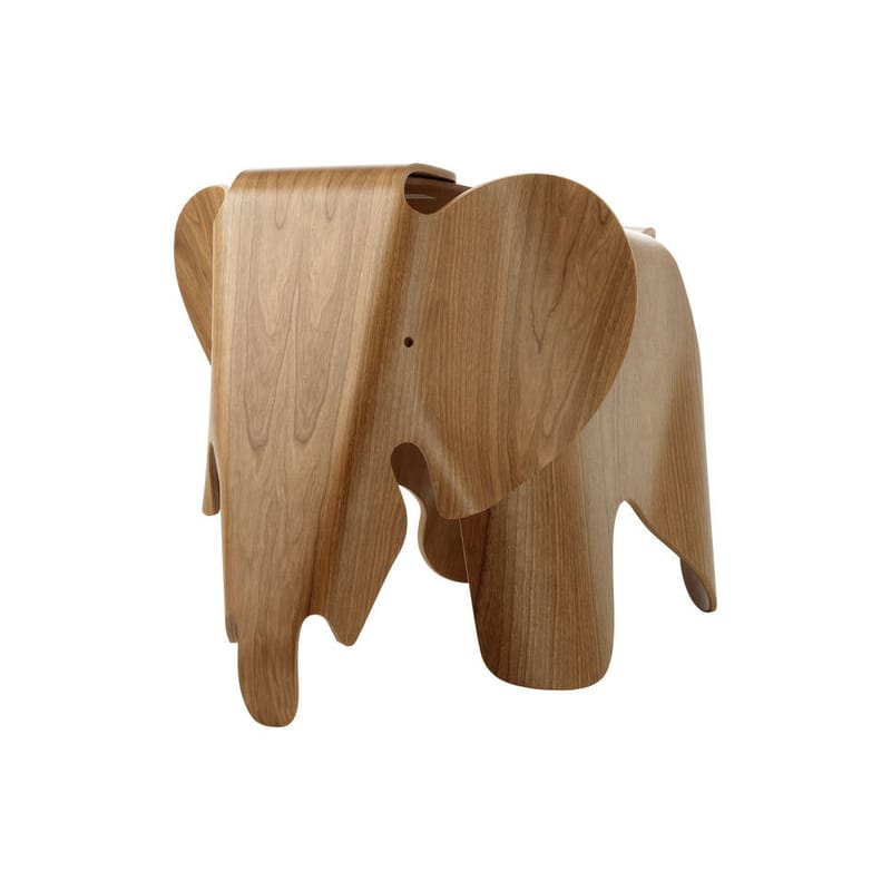 Decoration - Home Accessories - Eames Elephant (1945) Decoration natural wood / L 78.5 cm - Plywood - Vitra - Cherry tree - Plywood