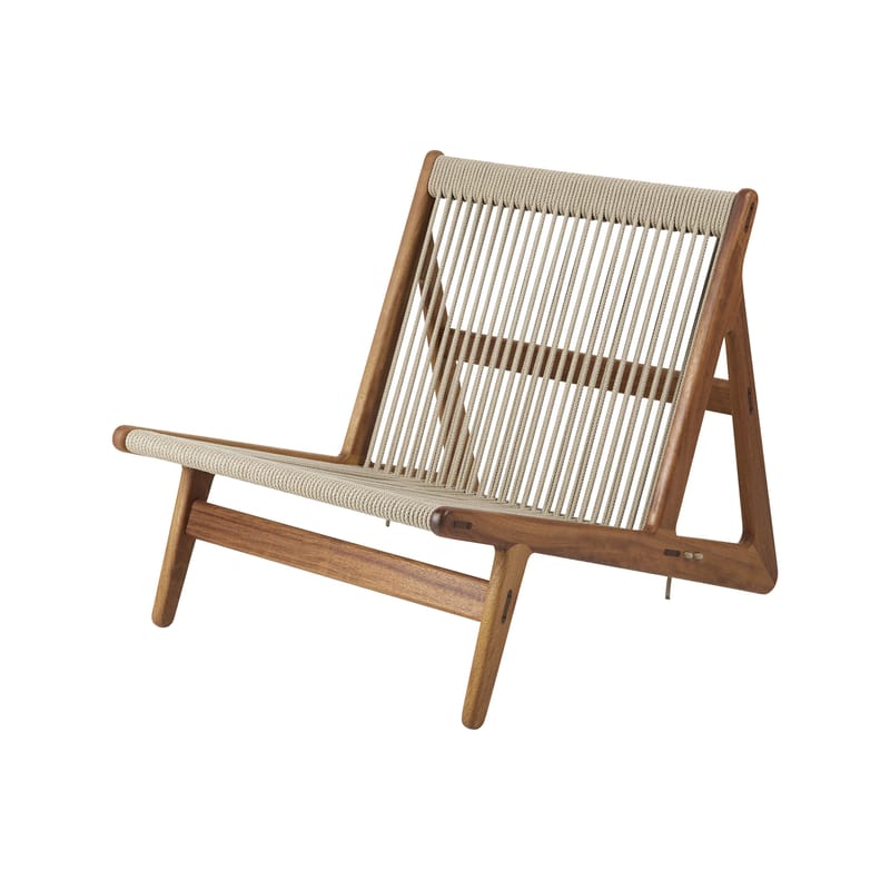 Made von Gubi Design Initial - Lounge-Sessel In beige MR01 OUTDOOR |