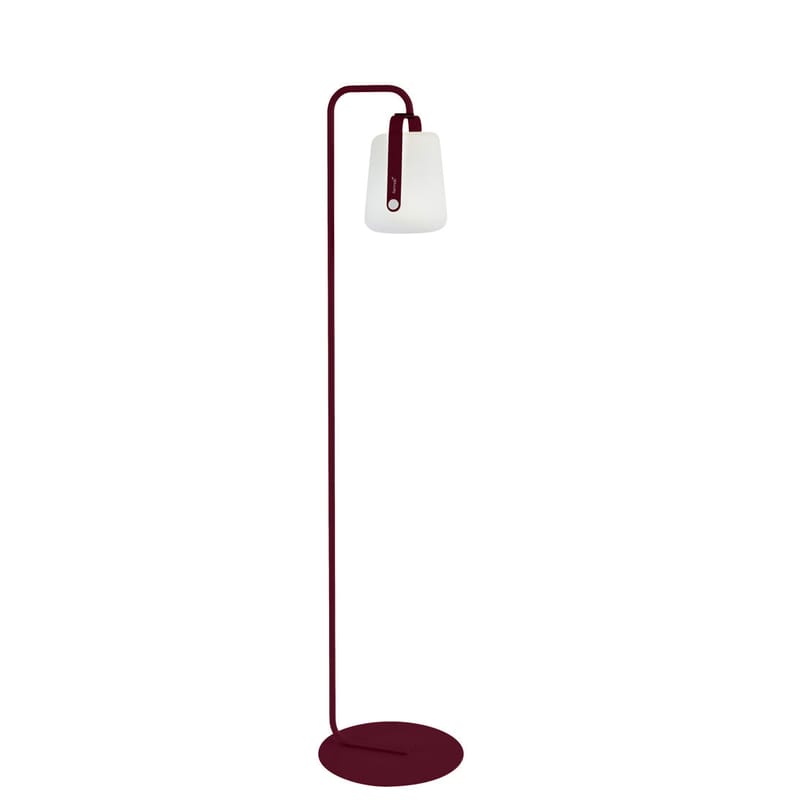 Lighting - Floor lamps -  Accessory metal red for Balad lamps / Small H 157 cm - Fermob - Black cherry - Painted steel