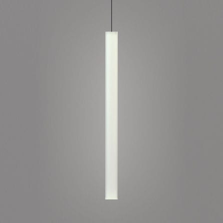 Leuchten - Pendelleuchten - Pendelleuchte Flux LED plastikmaterial weiß / H 64 cm - Slide - Weiß - Methacrylate