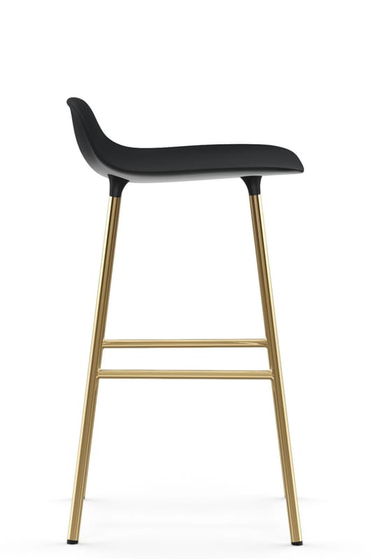 Black on sale gold stool