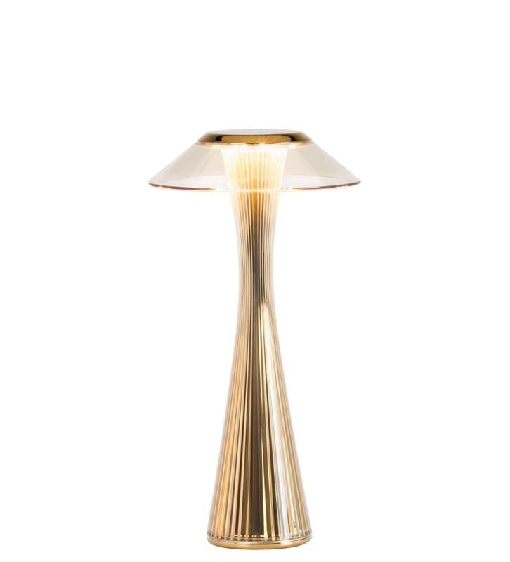 Leuchten - Tischleuchten - Schnurlosleuchte Space Indoor LED plastikmaterial gold / LED - wiederaufladbar - Kartell - Goldfarben - ABS, PMMA
