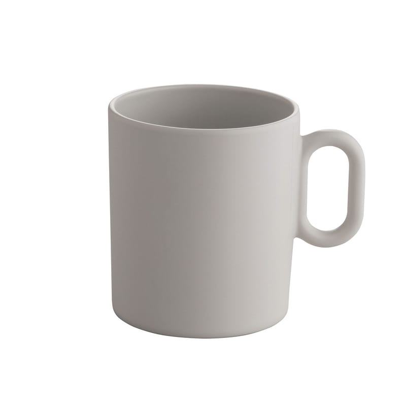 Table et cuisine - Tasses et mugs - Mug Dressed en plein air plastique gris / Mélamine - Alessi - Gris chaud - Mélamine