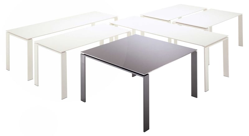 Kartell Four Rectangular table - white | Made In Design UK
