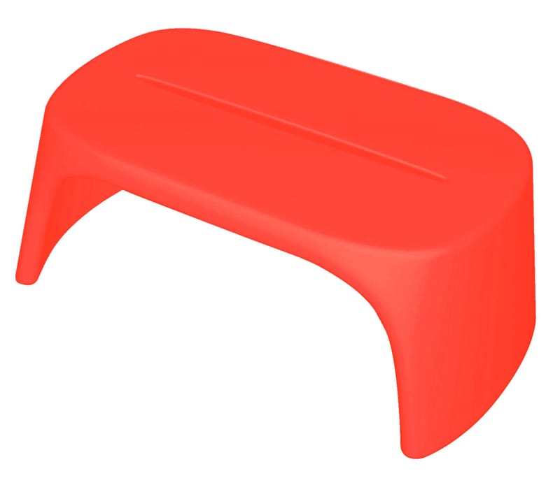 Arredamento - Tavolini  - Tavolino Amélie materiale plastico rosso - Slide - Rosso - polietilene riciclabile