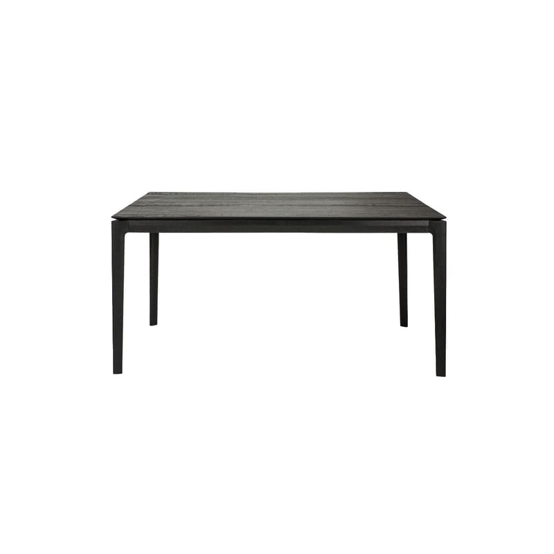 Furniture - Dining Tables - Bok Rectangular table wood black / Solid oak 160 x 80 cm - 6 people - Ethnicraft - 160 x 80 cm / Black - Tinted oak wood