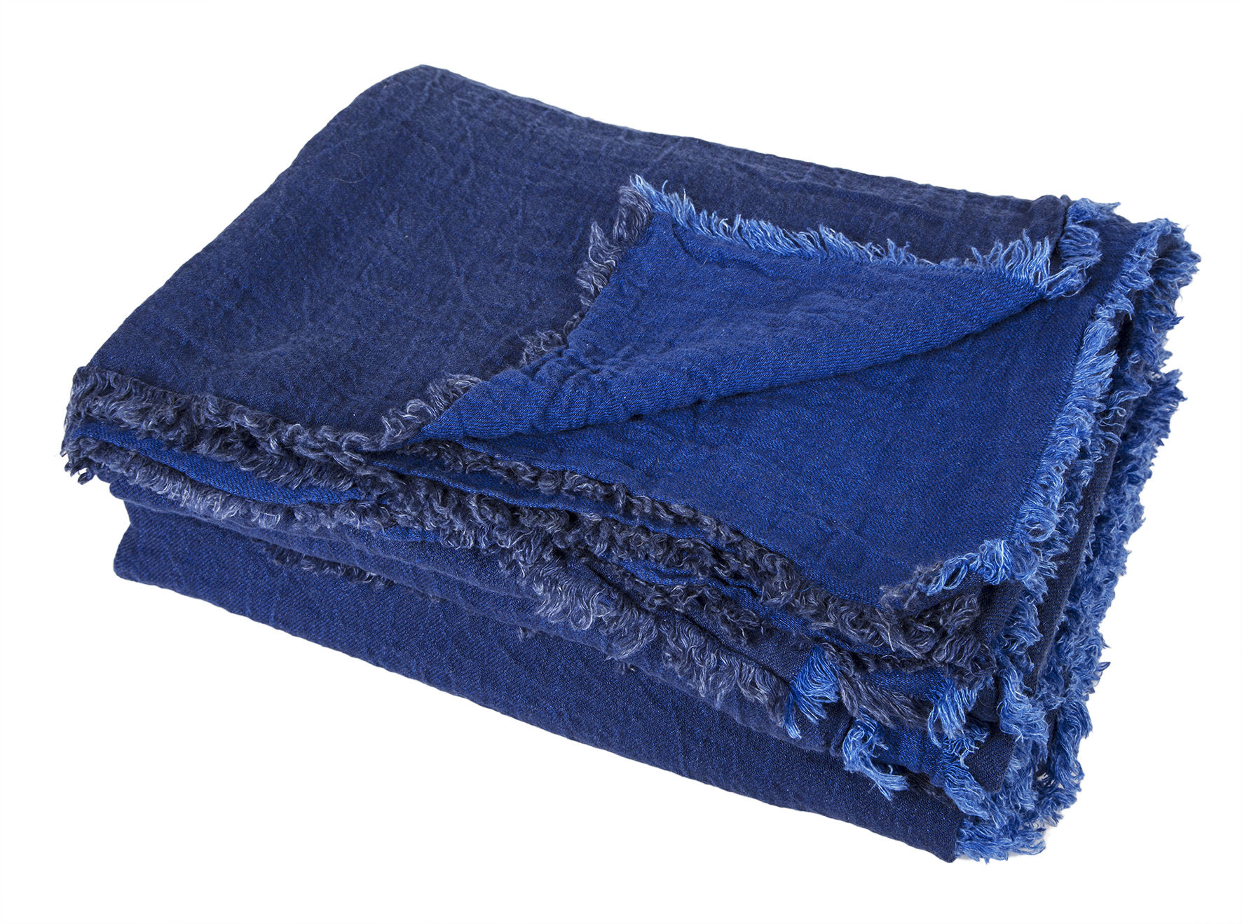 Vice Versa Blanket - 140 x 250 cm Cobalt blue by Maison de Vacances