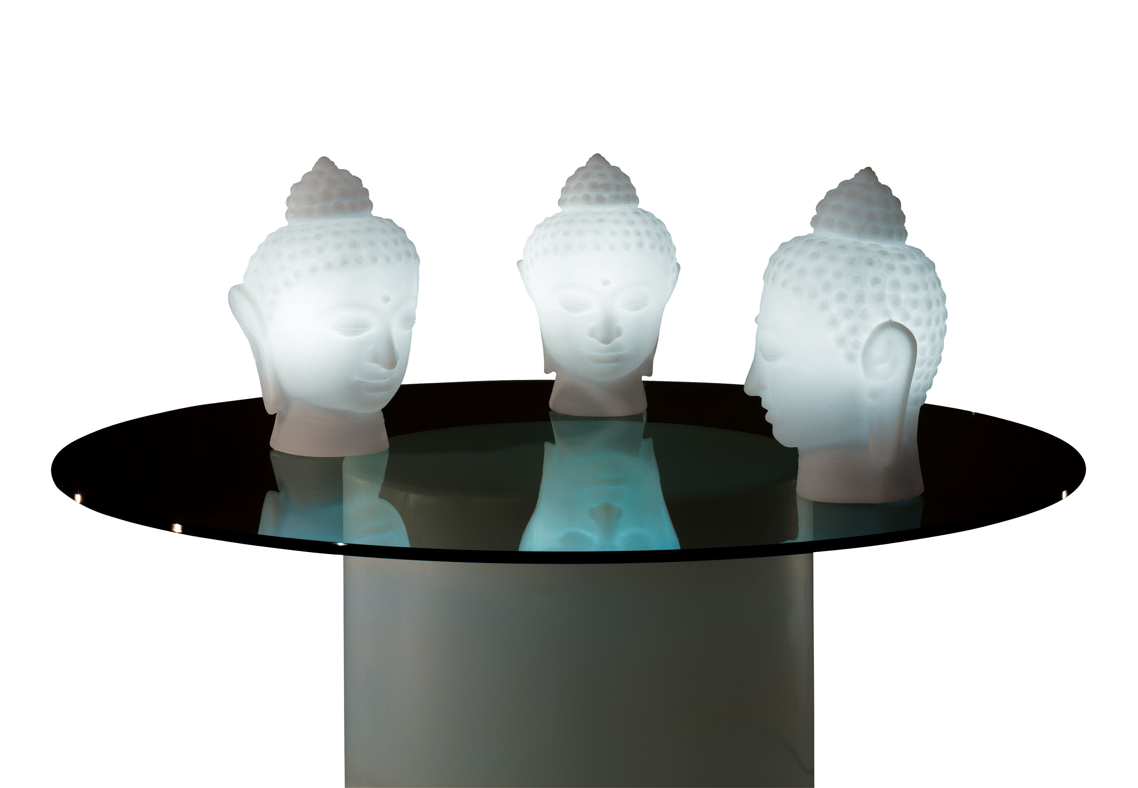 Lampe De Table Buddha Blanc Slide