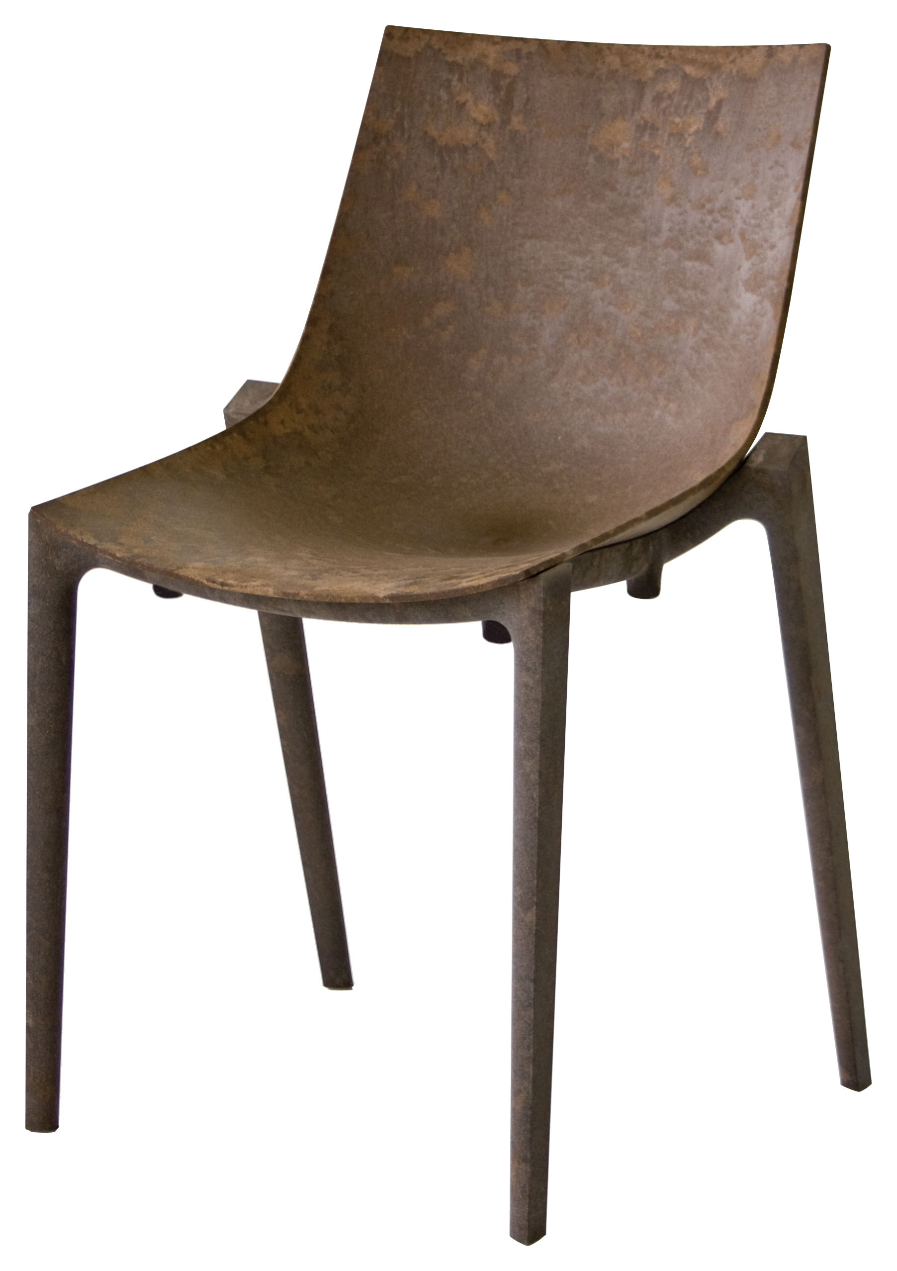 Chaise empilable Zartan Raw /Fibre de bois Fibre de bois 