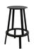 Revolver Swivel bar stool - H 65 cm - Metal Black by Hay