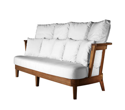 Borgos Straight sofa - L 225 cm White by Driade | Made In Design UK