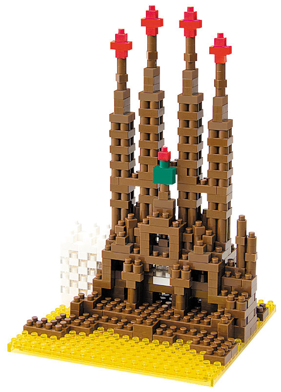 Nanoblock Monuments Construction game Multicolored by Mark's