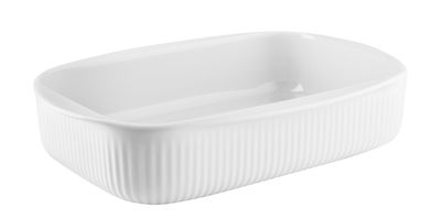 Tableware - Serving Plates - Legio Nova Baking dish - / Small - 24 x 16.5 cm by Eva Trio - Small / White - China