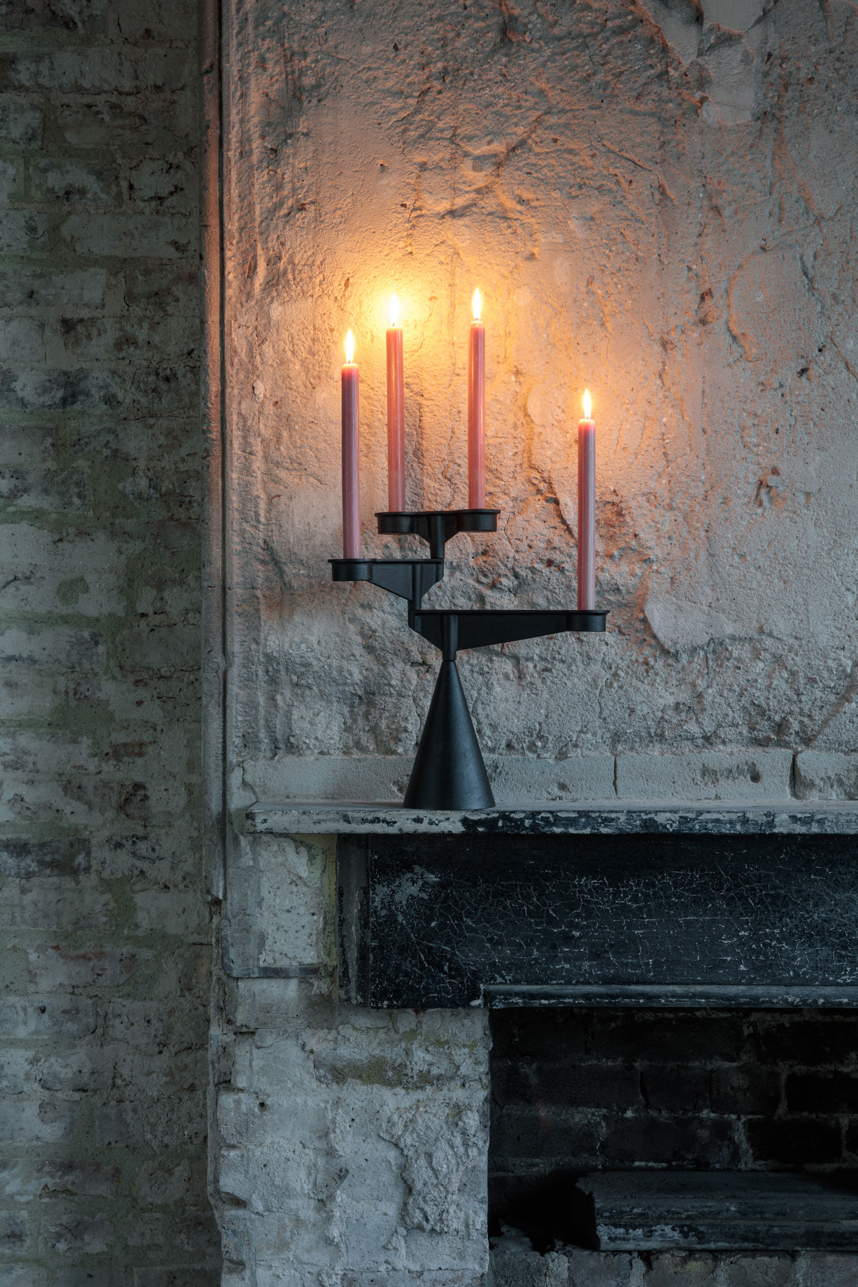 Tom Dixon Spin Mini Candelabra Black Made In Design UK