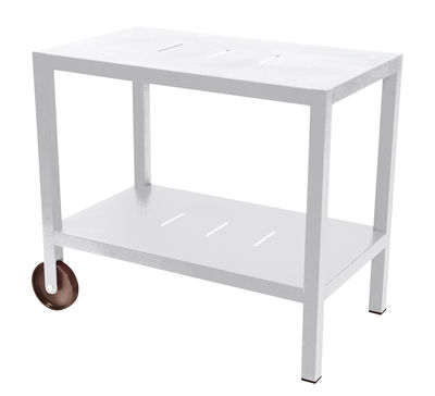 Furniture - Miscellaneous furniture - Quiberon Dresser - Plancha stand by Fermob - Cotton white - Aluminium, Steel