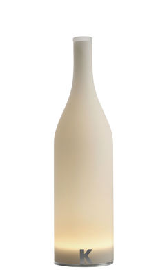 Image of Lampada senza fili Bacco - / LED - Vetro satinato - H 34 cm di Karman - Bianco - Vetro