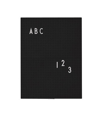 Interni - Promemoria, Calendari & Lavagne - Lavagnetta luminosa A4 - / L 21 x H 30 cm di Design Letters - Nero - ABS