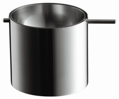 Accessories - Ashtrays - Cylinda-Line Ashtray - Revolving ash tray by Stelton - Small - Stainless steel