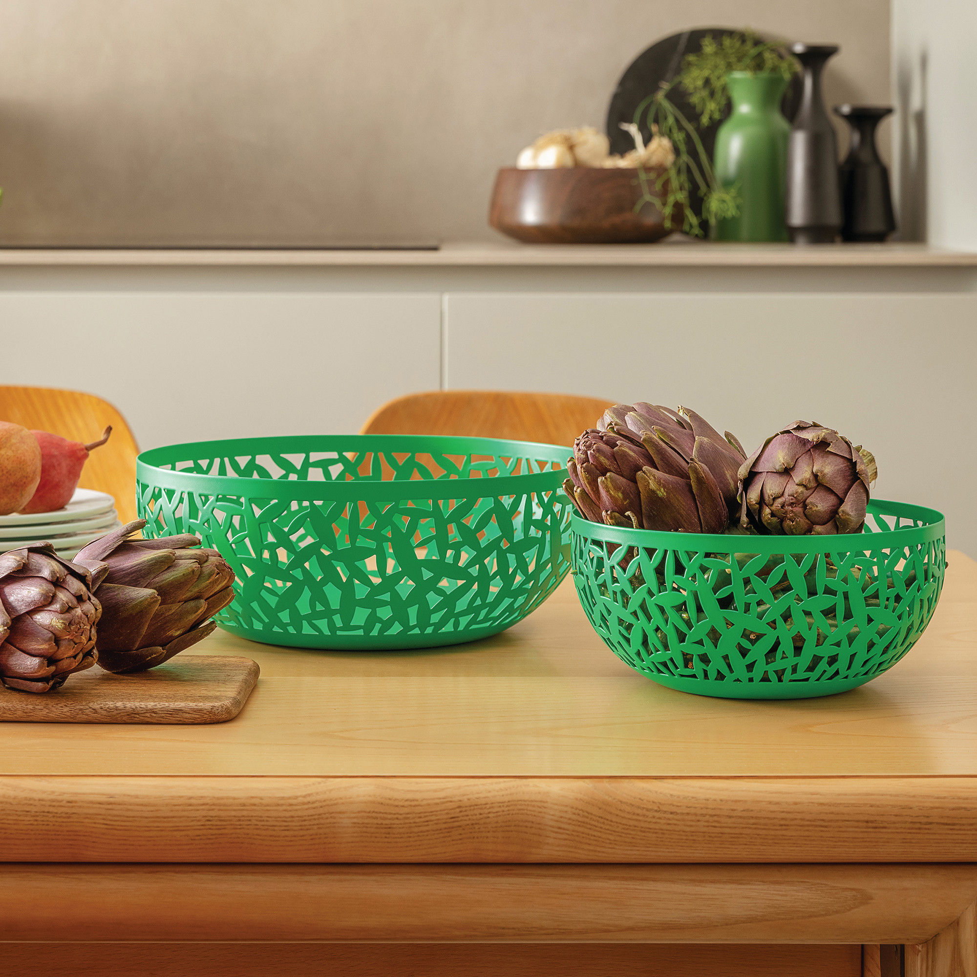 Alessi Cactus! Basket - green | Made In Design UK