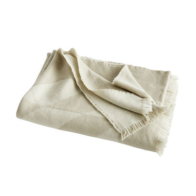 Decoration - Bedding & Bath Towels - Star Plaid - / 180 x 130 cm - Wool by Hay - Grey - Merinos wool