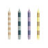 Stripe Long candle - / Set of 4 by Hay