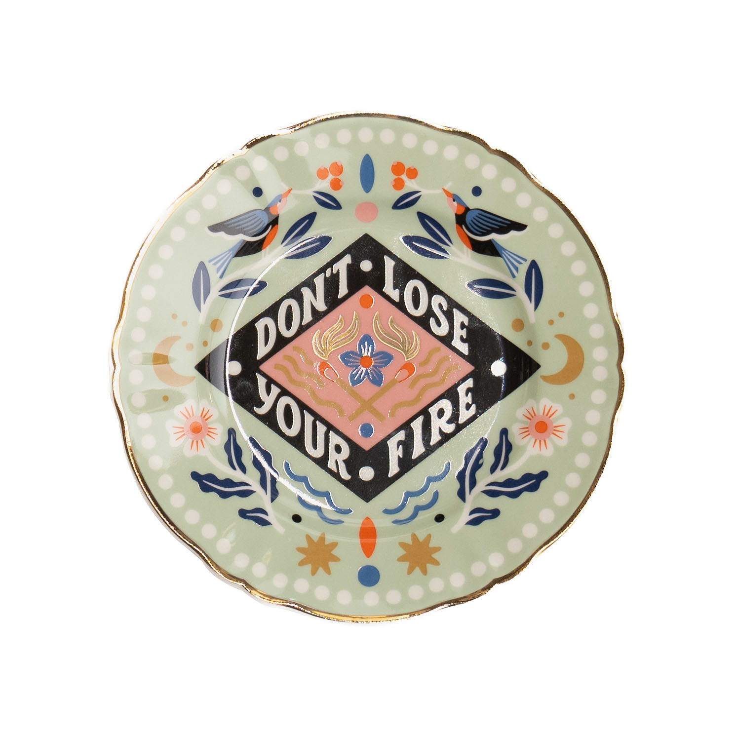 Bitossi Home Don t lose your fire Petit fours plates