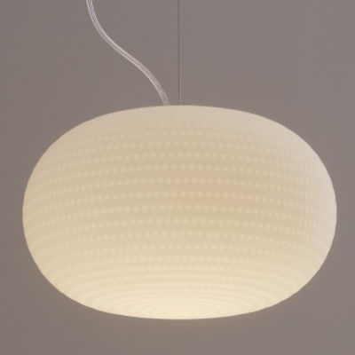 Illuminazione - Lampadari - Sospensione Bianca LED / Vetro - Fontana Arte - Bianco - vetro soffiato