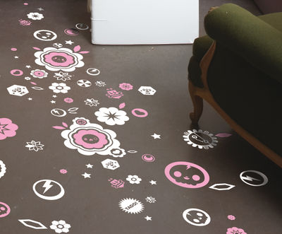 Dekoration - Stickers und Tapeten - Blossom kill Sticker - Domestic - Rosa - Vinyl