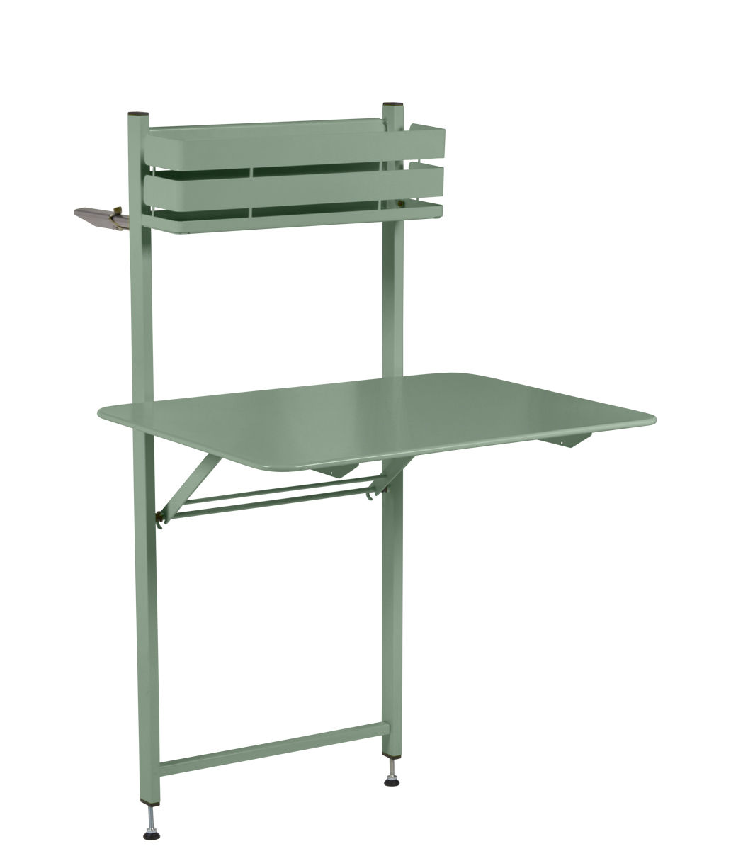 Table pliante Balcon Bistro / Rabattable - 77 x 64 cm - Fermob vert en métal