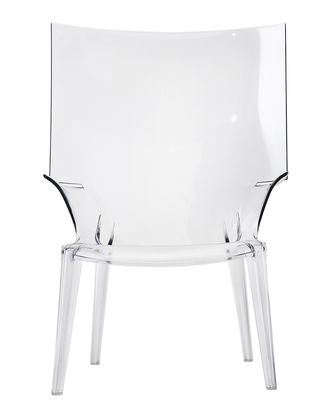 Furniture - Armchairs - Uncle Jim Armchair by Kartell - Clear - Polycarbonate