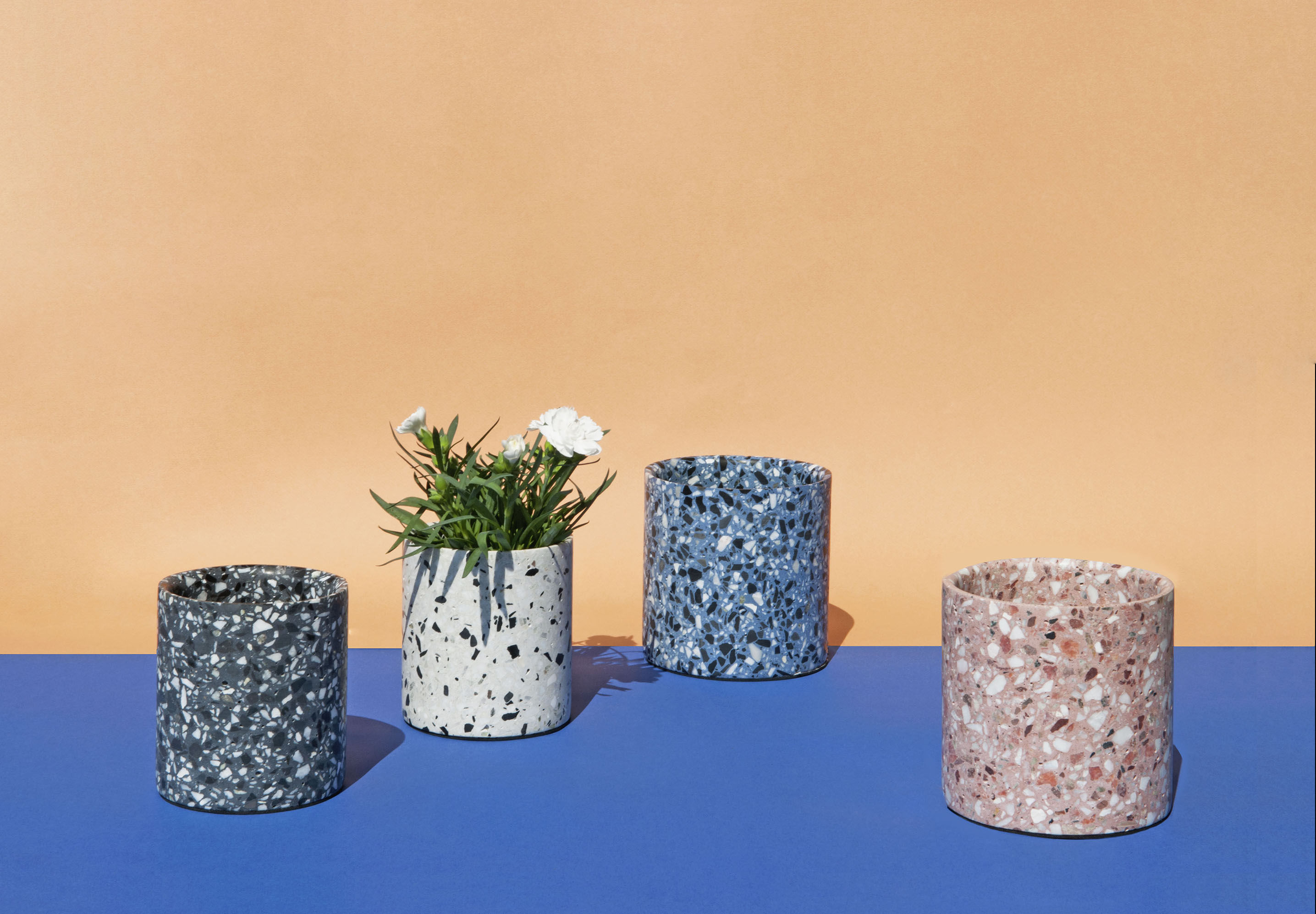 XL Boom Terrazzo Pot Black Made In Design UK