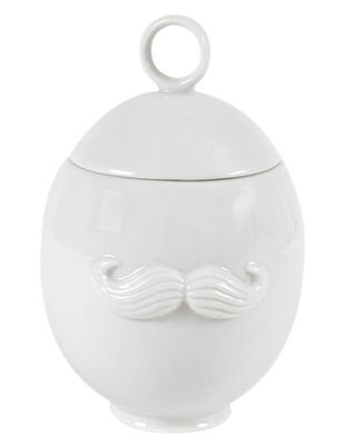 Tableware - Tea & Coffee Accessories - Reversible Sugar bowl - With lid by Jonathan Adler - White - China
