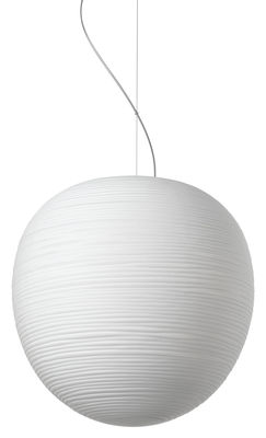 Lighting - Pendant Lighting - Rituals XL Pendant by Foscarini - White / Ø 40 x H 41 cm - Mouth blown glass