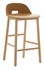 Alfi Bar stool - H 80 cm - Pied frêne by Emeco