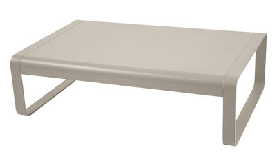 Furniture - Coffee Tables - Bellevie Coffee table - W 103 cm by Fermob - Nutmeg - Lacquered aluminium