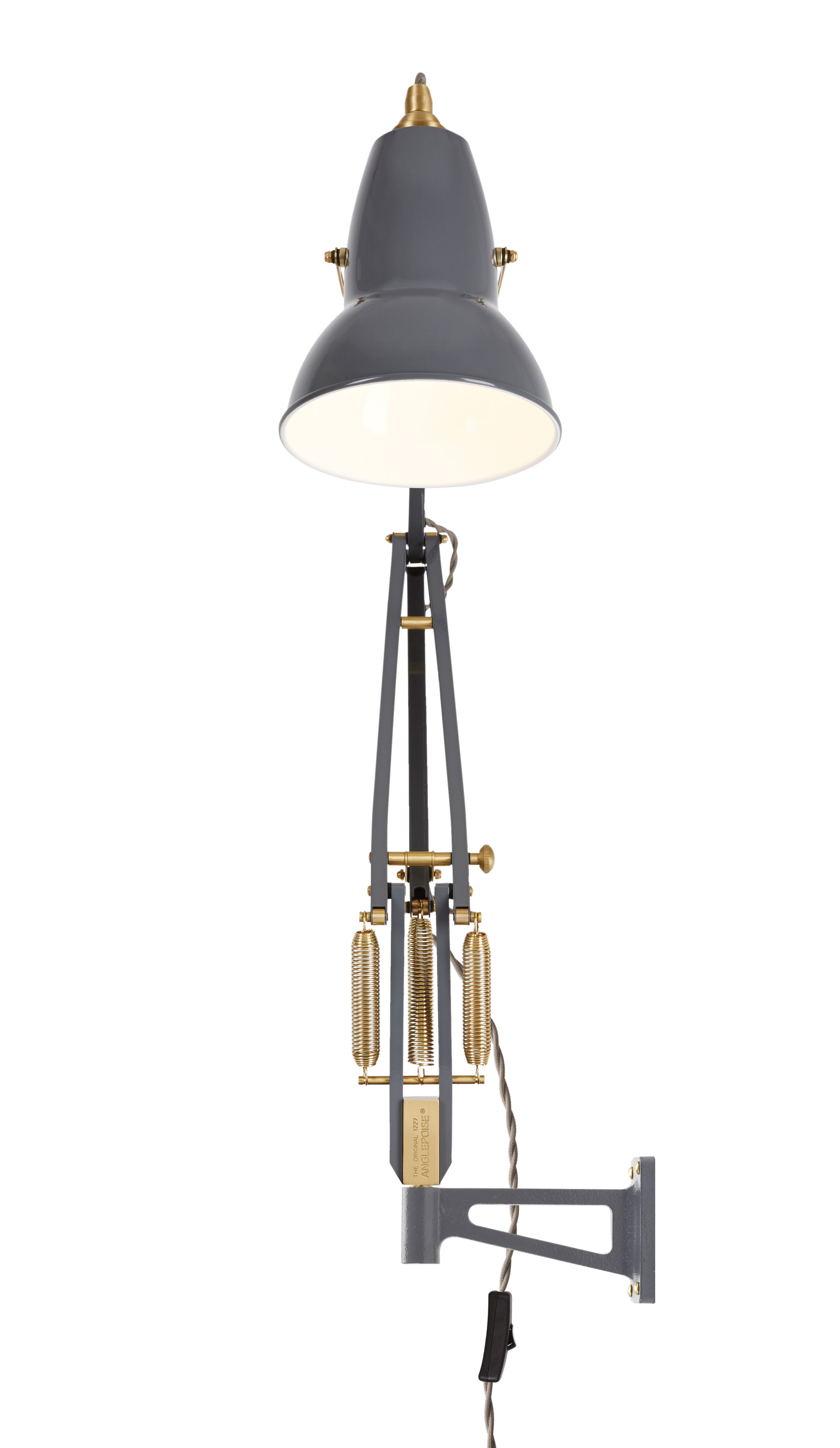 Applique avec interrupteur Original 1227 Anglepoise Gris Made In Design